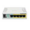 MikroTik RB260GSP/CSS106-1G-4P-1S 5port GbE 1xGbE SFP PoE switch