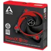 Arctic BioniX P120 Pressure-optimised PWM PST Red ventilátor