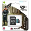 Kingston 128GB SD micro Canvas Go Plus (SDXC Class 10 UHS-I U3) (SDCG3/128GB) memória kártya adapterrel