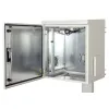 Lande LN-SBO-IP5512U6060-LG SAFEbox 19&quot; 12U 600x600 kültéri szürke fali rack szekrény