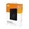 Western Digital 5TB 2,5&quot; My Passport USB3.2 Black külső HDD (WDBYVG0050BBK)