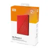 Western Digital 2TB 2,5&quot; My Passport USB3.2 Red külső HDD (WDBYVG0020BRD)