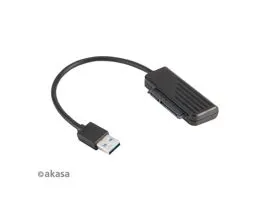 ADA Akasa USB3.1 kábel 2,5&quot; SATA SSD ÉS HDD adapter - 20cm - AK-AU3-07BK