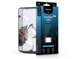 Xiaomi 12T/12T Pro edzett üveg képernyővédő fólia - MyScreen Protector Diamond Glass Lite Edge2.5D Full Glue - fekete