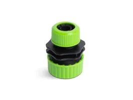GARDENOFEDEN Tömlőcsatlakozó adapter - 1/2&quot; - 3/4&quot; - műanyag - zöld/fekete